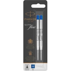 Стержень Parker QuinkFlow шариковый синий M (2 шт)