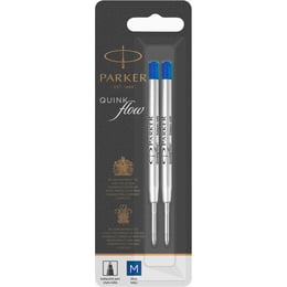 Стержень Parker QuinkFlow шариковый синий M (2 шт)