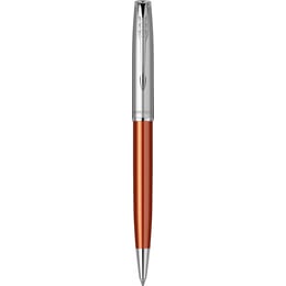 Ручка шариковая Parker SONNET Essentials Metal & Orange Lacquer CT BP