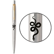 Ручка шариковая Parker JOTTER ZODIAC Stainless Steel GT BP Змея