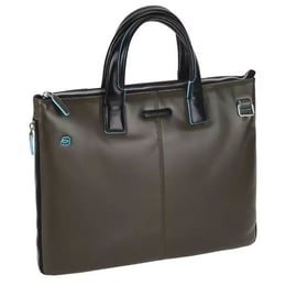 Сумка для ноутбука 15.6″ Piquadro BLUE SQUARE (B2) Olive-Black CA4021B2_VEN