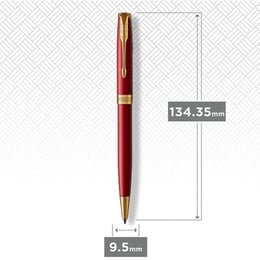 Ручка шариковая Parker SONNET Intense Red GT BP