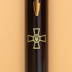 Ручка кулькова Parker IM ARMY Black GT BP Емблема ЗСУ