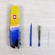 Швейцарський складаний ніж 91мм Victorinox CAMPER UKRAINE 1.3613.7.T3190pw