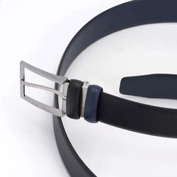 Ремінь двосторонній Piquadro CINTURA Black-Blue CU5922C86_NBLU