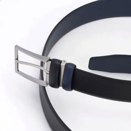 Ремінь двосторонній Piquadro CINTURA Black-Blue CU5922C86_NBLU