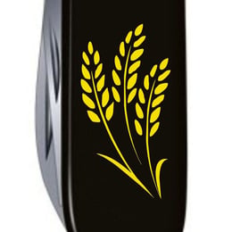 Швейцарский складной нож 91мм Victorinox HUNTSMAN UKRAINE 1.3713.3_T1338u