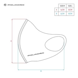 Маска багаторазова Piquadro RE START Blue L AC5486RS_BLU-L