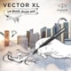 Ручка перова Parker VECTOR XL Metallic Black CT FP M
