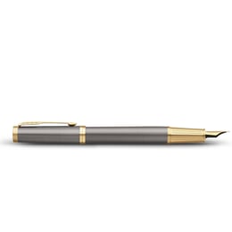 Ручка перьевая Parker INGENUITY Grey Lacquer GT FP F