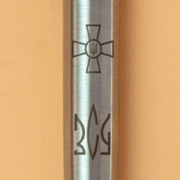 Ручка кулькова Parker JOTTER ARMY Stainless Steel CT BP Емблема ЗСУ + Тризуб ЗСУ