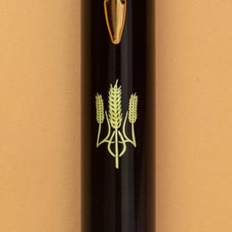 Ручка шариковая Parker IM UKRAINE Black GT BP Трезубец из колосков