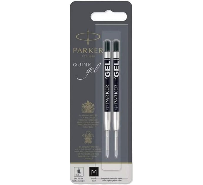 Стержень Parker QuinkFlow GEL гелевый черный M (2 шт)