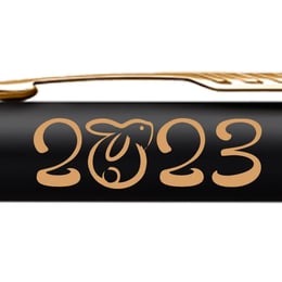 Ручка кулькова Parker IM ZODIAC Black GT BP Рік Кролика