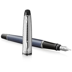 Ручка перова Waterman EXPERT Deluxe Metallic Stone Grey CT FP F