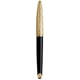 Ручка перьевая Waterman CARENE Essential Black/Gold FP18 F