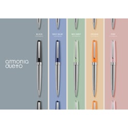 Ручка кулькова Montegrappa ARMONIA DUETTO Black CT BP ISA1MBAC