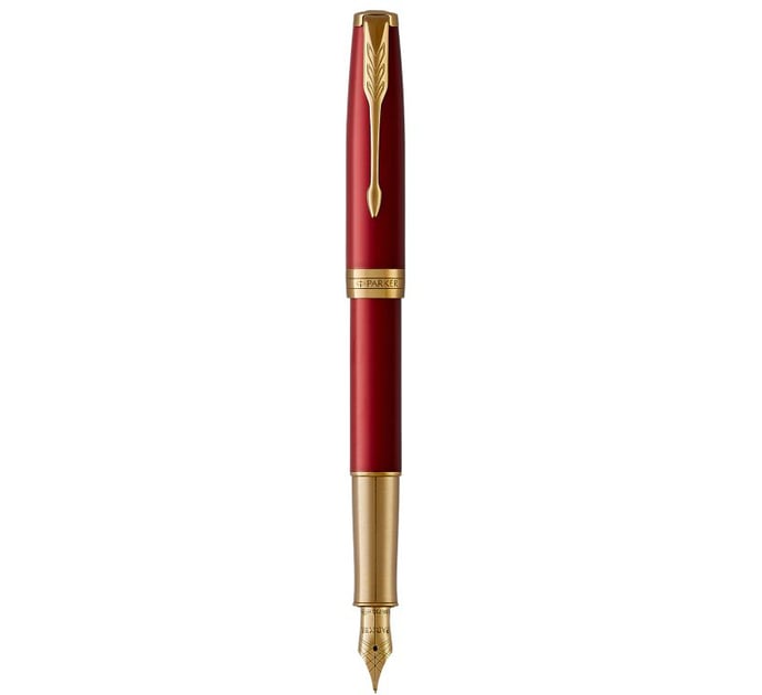 Ручка перова Parker SONNET Intense Red GT FP18 F