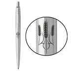 Ручка шариковая Parker JOTTER UKRAINE Stainless Steel CT BP Трезубец из колосков