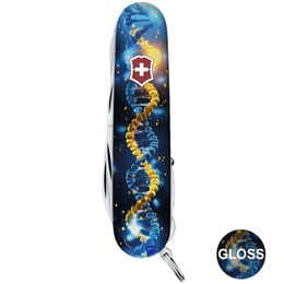 Швейцарский складной нож 91мм Victorinox SPARTAN UKRAINE ДНК Украинца 1.3603.3.T3270pw