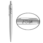 Ручка шариковая Parker JOTTER UKRAINE Stainless Steel CT BP I Love UA