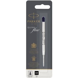 Стержень Parker QuinkFlow шариковый черный M (в блистере)
