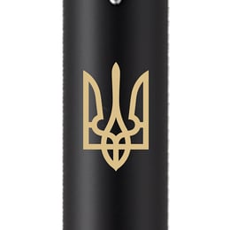 Ручка шариковая Parker IM UKRAINE Matte Black CT BP Трезубец