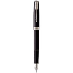 Ручка перова Parker SONNET Black Lacquer CT FP F