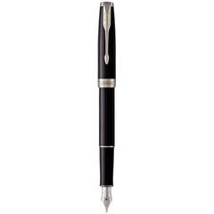 Ручка перова Parker SONNET Black Lacquer CT FP F