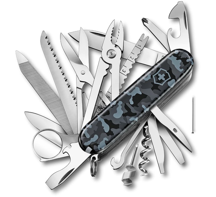 Швейцарський складаний ніж 91мм Victorinox SWISSCHAMP 1.6794.942