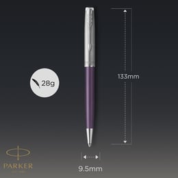 Ручка шариковая Parker SONNET Essentials Metal & Violet Lacquer CT BP