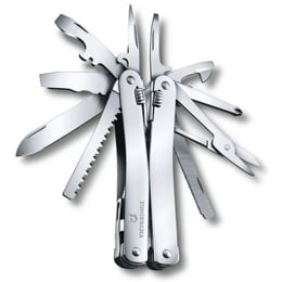 Мультитул Victorinox SWISSTOOL SPIRIT X 3.0224.L + коричневый кожаный чехол