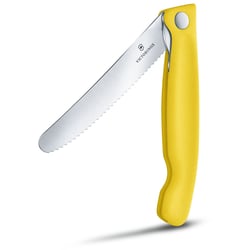 Ніж кухонний складаний 11 см (серейтор) Victorinox SWISS CLASSIC Paring 6.7836.F8B