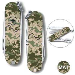 Складаний ніж 58 мм Victorinox CLASSIC SD ARMY Піксель 0.6223.3.W3940pw