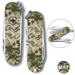 Складаний ніж 58 мм Victorinox CLASSIC SD ARMY Піксель 0.6223.3.W3940pw