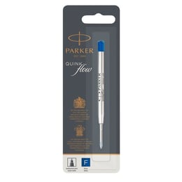 Стержень Parker QuinkFlow шариковый синий F (в блистере)