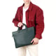 Сумка для ноутбука 15.6″ Piquadro BLACK SQUARE (B3) Cinnabar Green CA4021B3_VE3