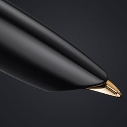 Ручка перьевая Parker PARKER 51 Deluxe Black GT FP18 F