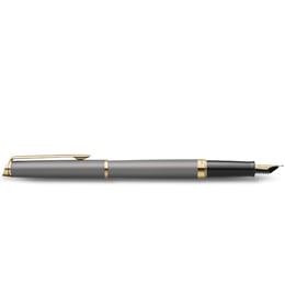 Ручка перова Waterman HEMISPHERE Metallic Stone Grey GT FP F