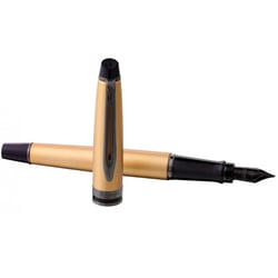 Ручка перьевая Waterman EXPERT Metallic Gold Lacquer RT FP F