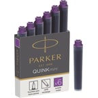 Картриджі Parker Quink Mini фіолетові (6 шт)