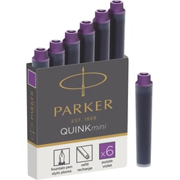 Картриджі Parker Quink Mini фіолетові (6 шт)