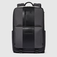 Дорожный рюкзак для ноутбука 15,6″ Piquadro BRIEF 2 SPECIAL (BR2S) Grey-Black CA6375BR2S_GRN