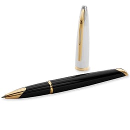 Ручка ролерна Waterman CARENE Deluxe Black/silver RB