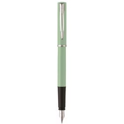 Ручка перьевая Waterman ALLURE Pastel Green CT FP F + упаковка картриджей Mini (блистер)