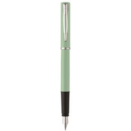 Ручка перова Waterman ALLURE Pastel Green CT FP F + упаковка картриджів Mini (блістер)