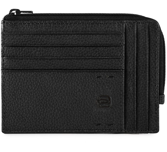 Картхолдер з монетницею Piquadro PULSE (P15) Black PU1243P15S_N