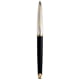 Ручка перьевая Waterman CARENE Deluxe Black/silver FP18 F