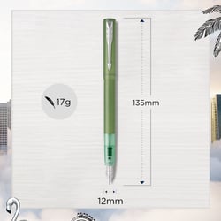 Ручка перьевая Parker VECTOR XL Metallic Green CT FP M