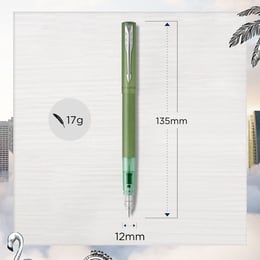 Ручка перьевая Parker VECTOR XL Metallic Green CT FP M